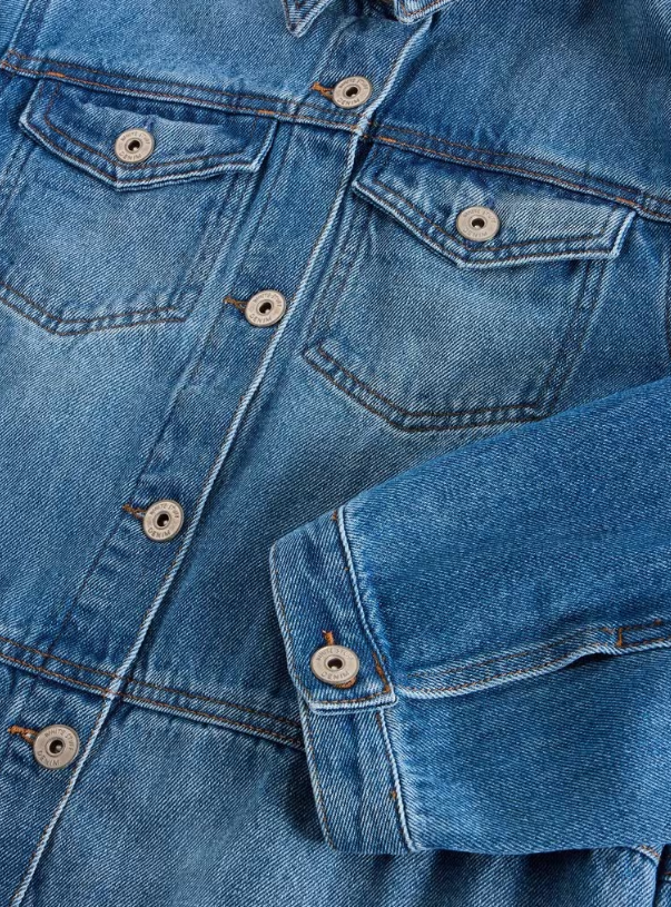 White Stuff Camille Denim Jacket Mid Denim