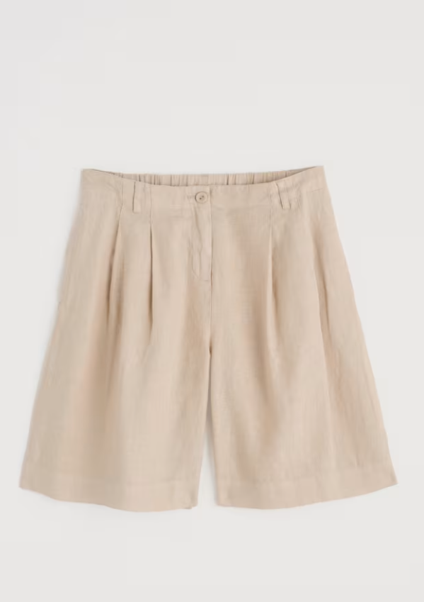 Seasalt Clover Bloom Linen Shorts Whelk