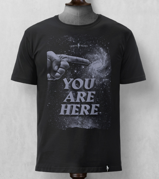 Dirty Velvet You Are Here T-shirt