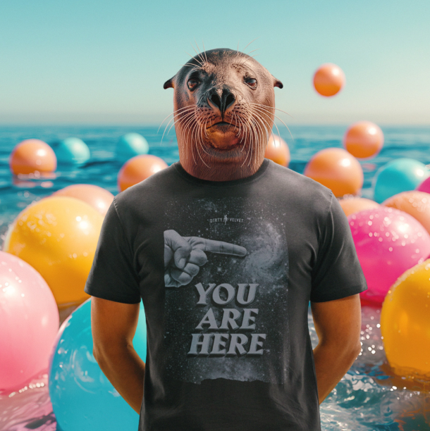 Dirty Velvet You Are Here T-shirt