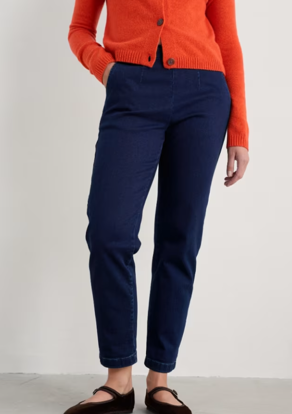 Seasalt Waterdance Trousers Dark Indigo Wash