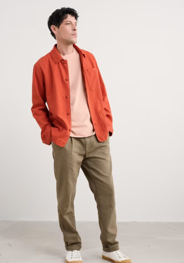 Seasalt Men's Well Wright Worker Jacket Jasper