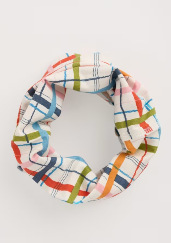 Seasalt Organic Cotton Handyband Sketched Check Mix