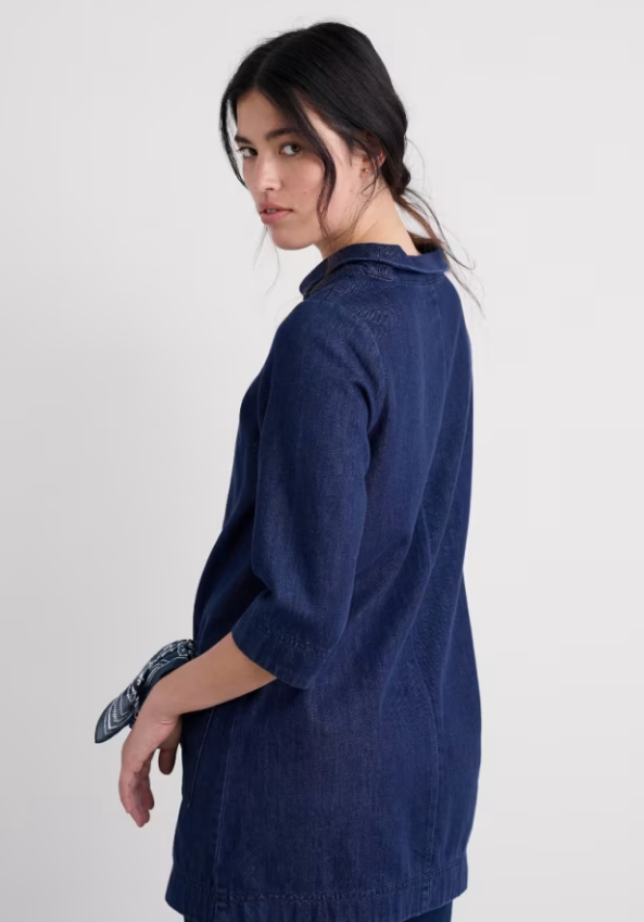 Seasalt Curlew Cry Denim Tunic Mid Wash