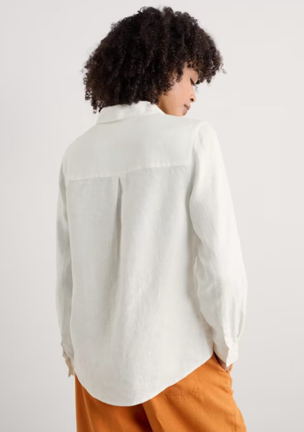 Seasalt Hazel Branch Shirt Chalk