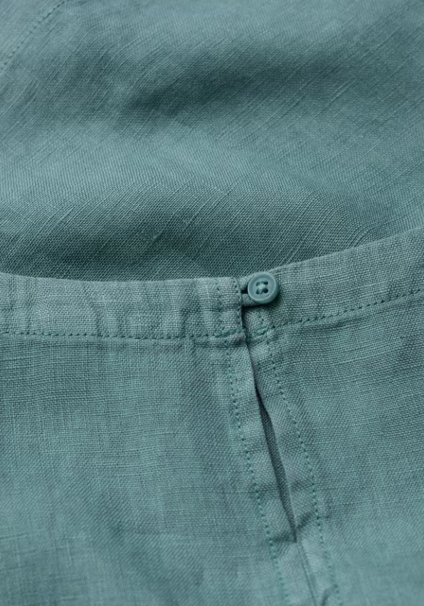 Seasalt Lighthouse Station Linen Vest Sardine