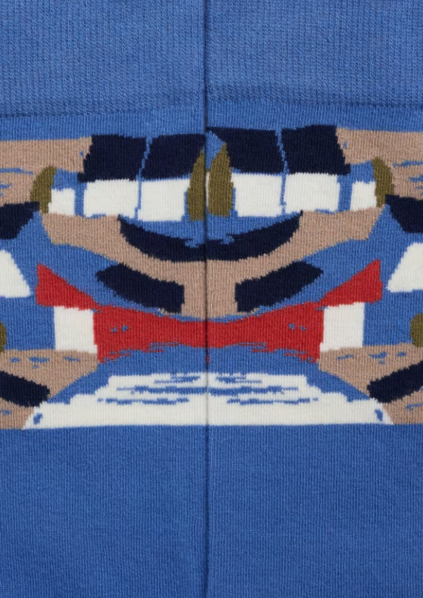 Seasalt Men's Arty Socks Artists Cove Tide