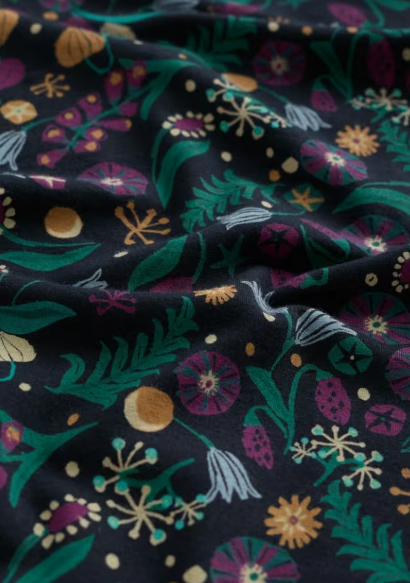 Seasalt Organic Cotton Handyband Illuminated Garden Onyx