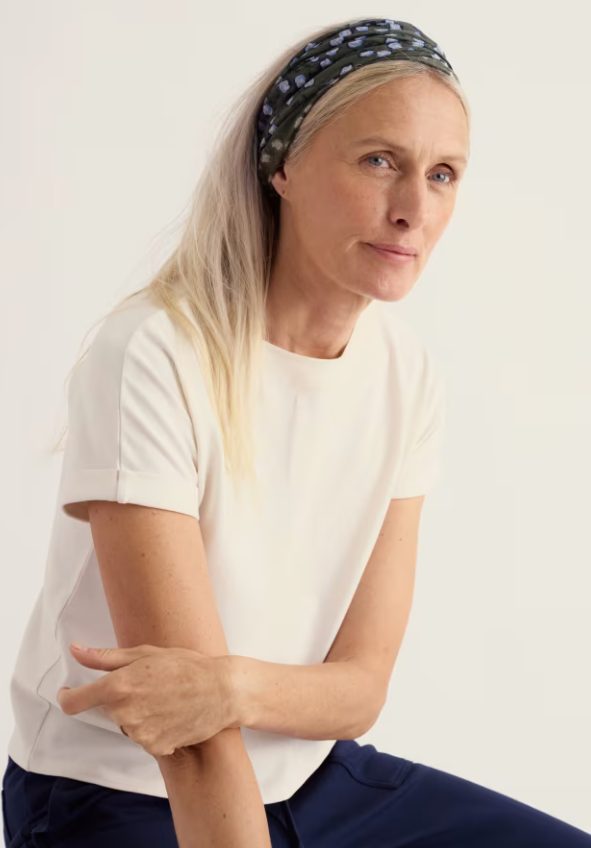 Seasalt Organic Cotton Handyband Sketched Buds Nori. 2 Handybands for £20 Made from soft, organic cotton Seasalt jersey with a little stretch