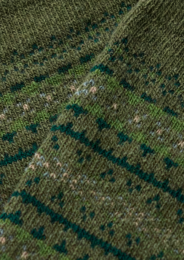 Seasalt Women's Fair Isle Socks Shingle Bay Hillside