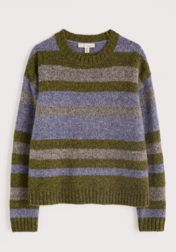 Seasalt Painter Striped Jumper Carvannel Laurel Mix