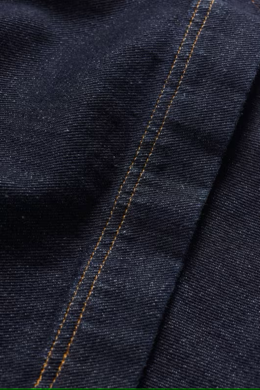 Seasalt Sennen Cove Wide Leg Jeans Dark Wash Grain