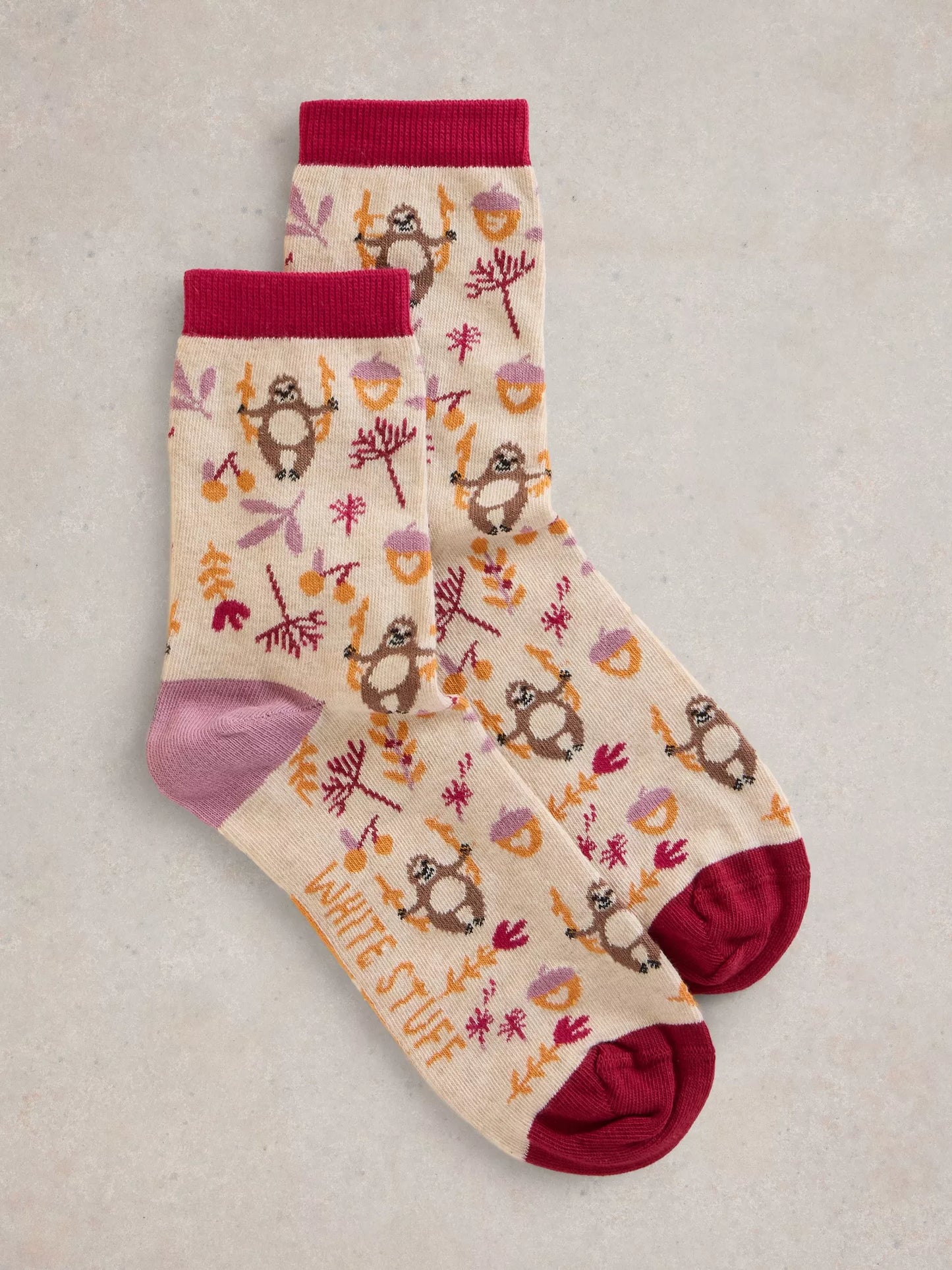 White Stuff Slothing Around Ankle Sock Natural Womens Socks White Stuff Socks