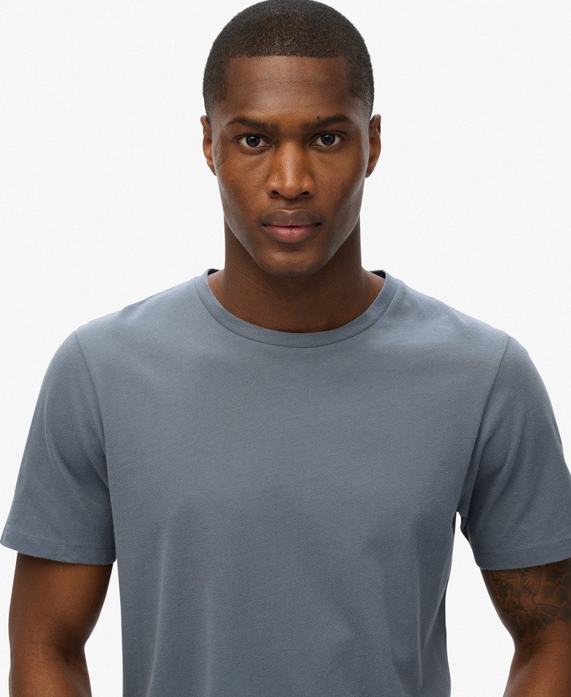 Superdry Classic Essential T-Shirt Stormy Weather Blue