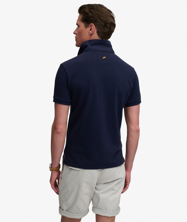 Superdry Classic Pique Polo Shirt Rich Navy