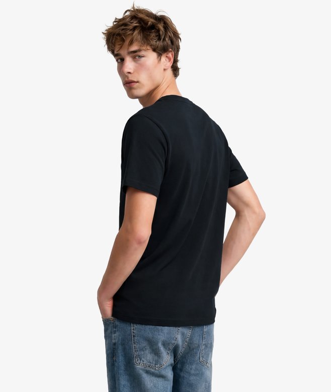 Superdry Outdoor Stripe Logo Relaxed T-shirt Phantom Black Marl