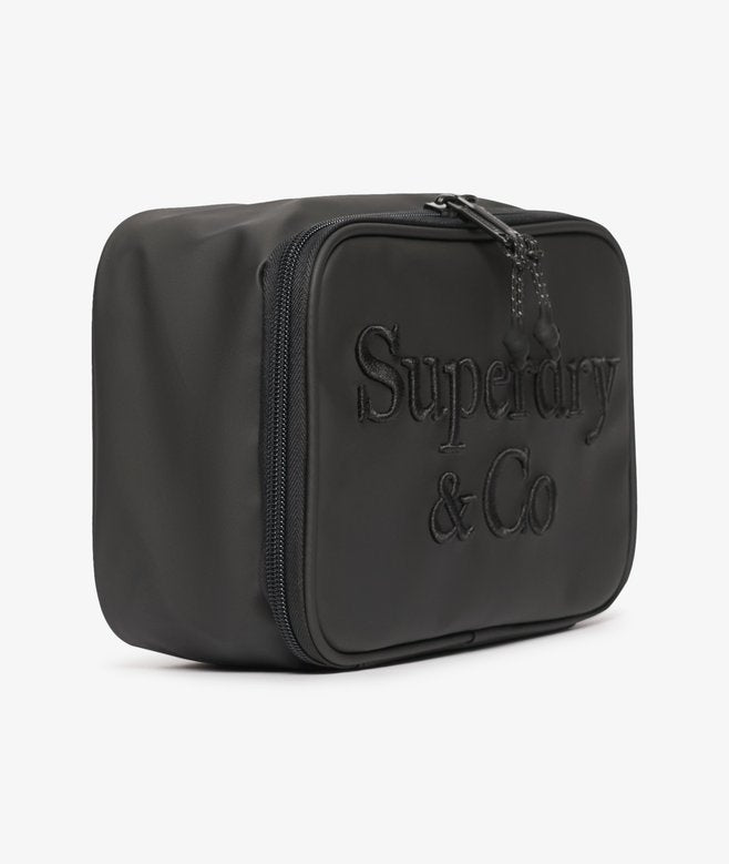 Superdry Travel Wash Bag Black
