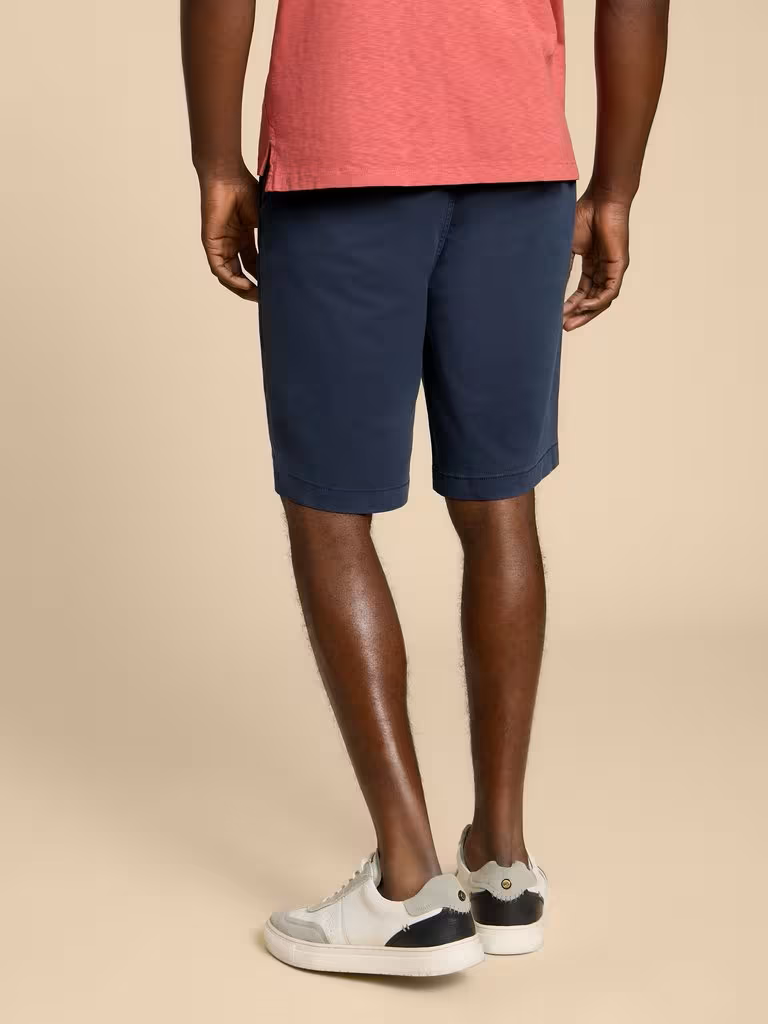 White Stuff Sutton Organic Chino Shorts Dark Navy