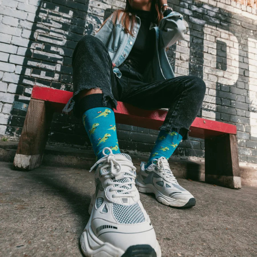 Swole Panda T-Rex Socks