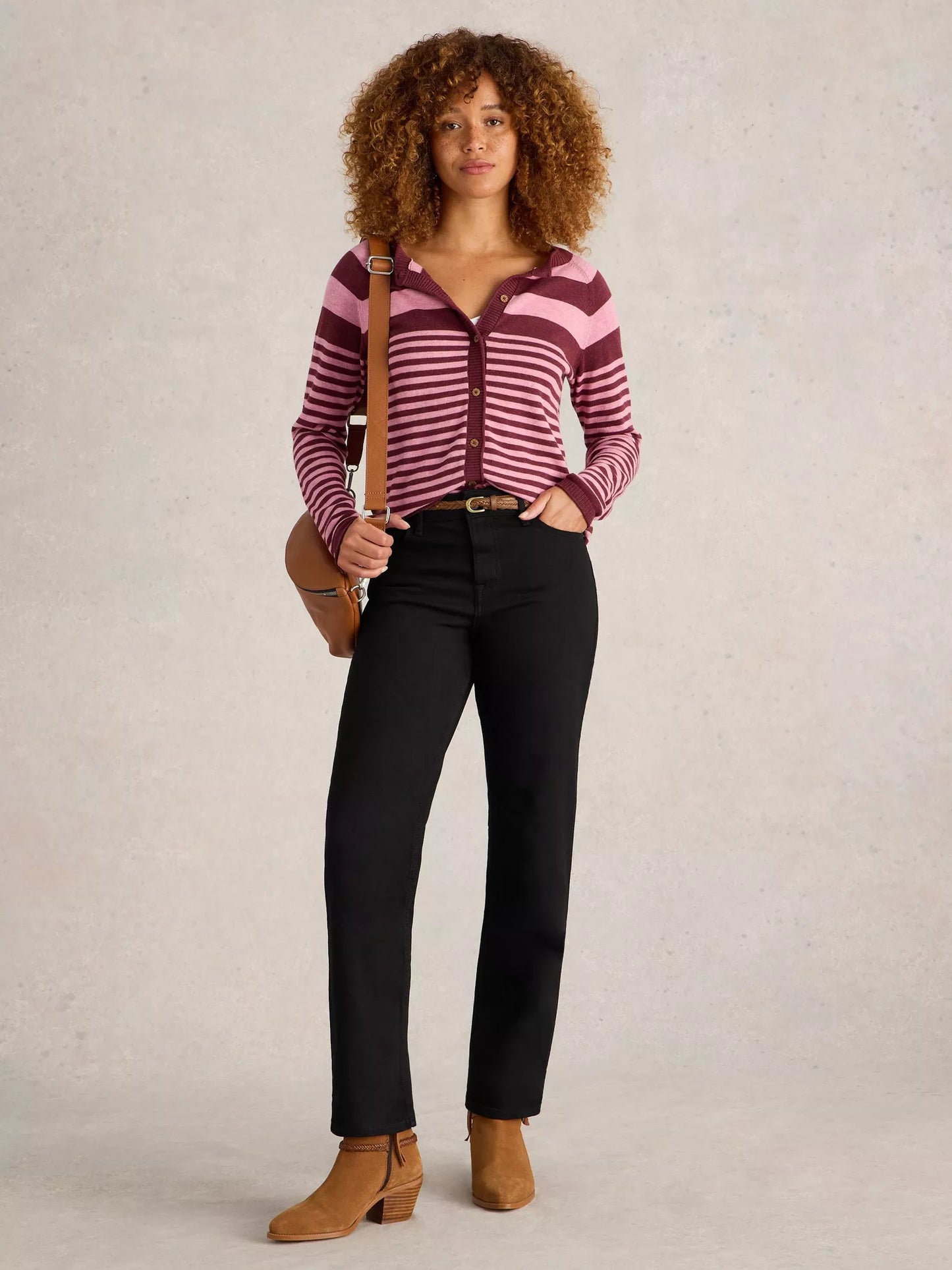 White Stuff Taylor Straight Jean Black Demin