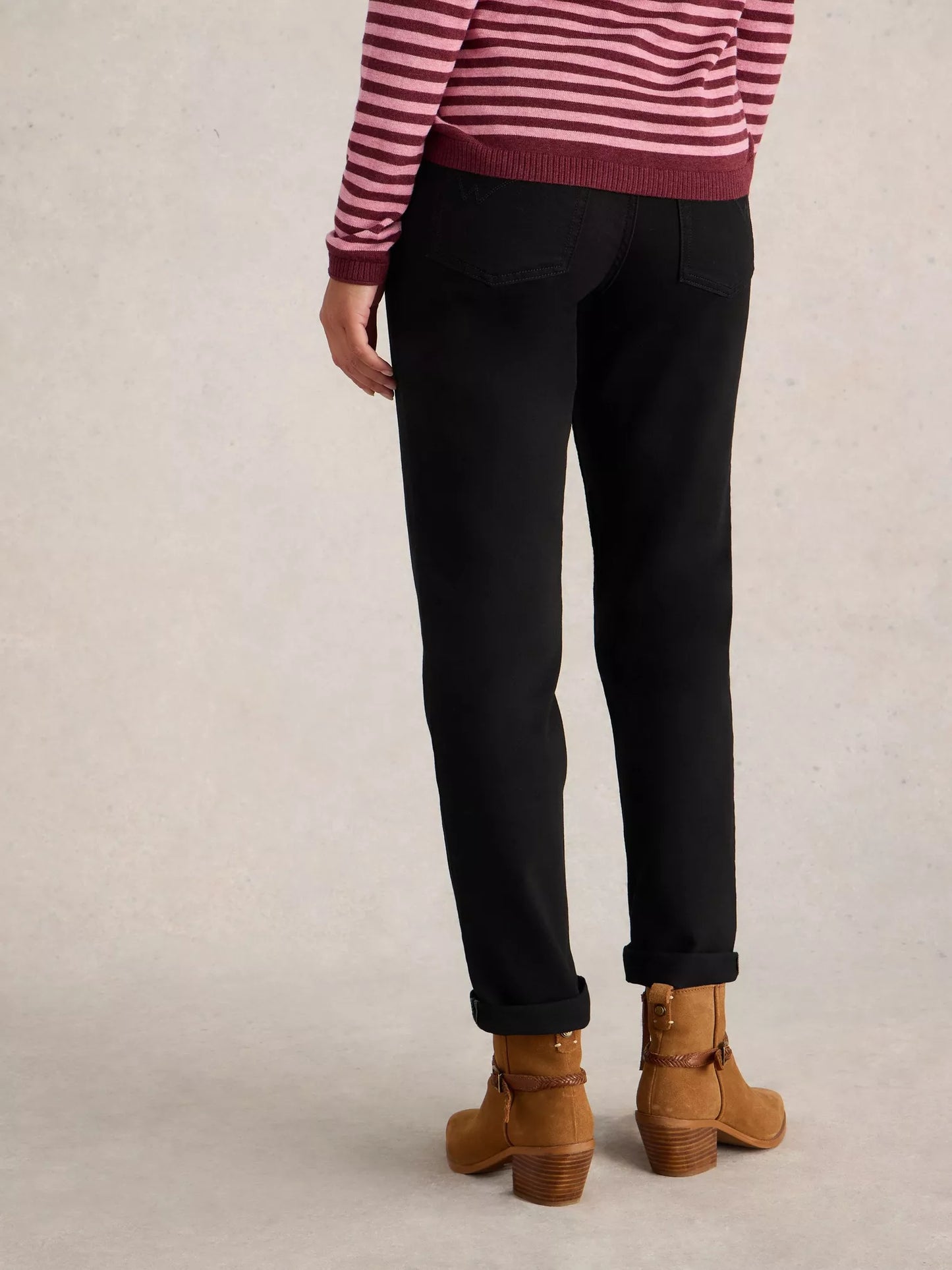 White Stuff Taylor Straight Jean Black Demin