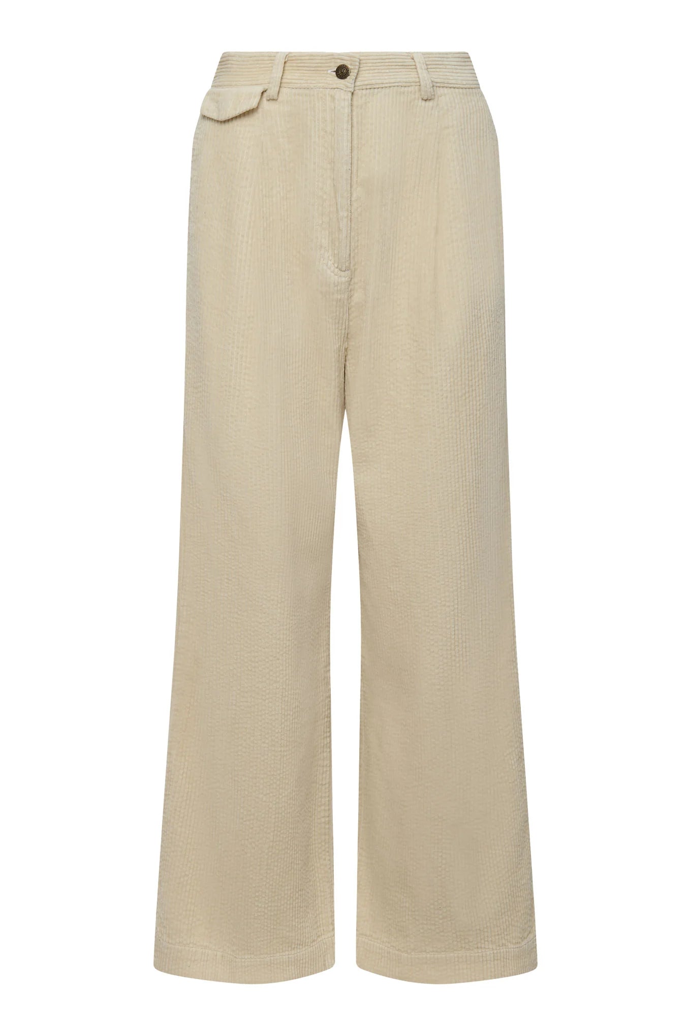 Komodo Tiger Organic Cotton Cord Trouser Winter White