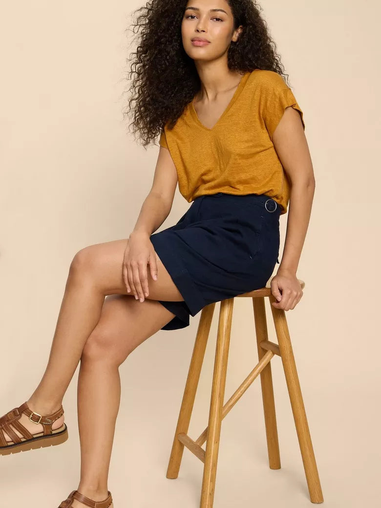 White Stuff Una Shorts Dark Navy