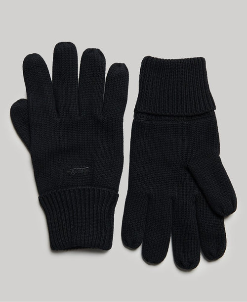 Superdry Vintage Logo Gloves Black