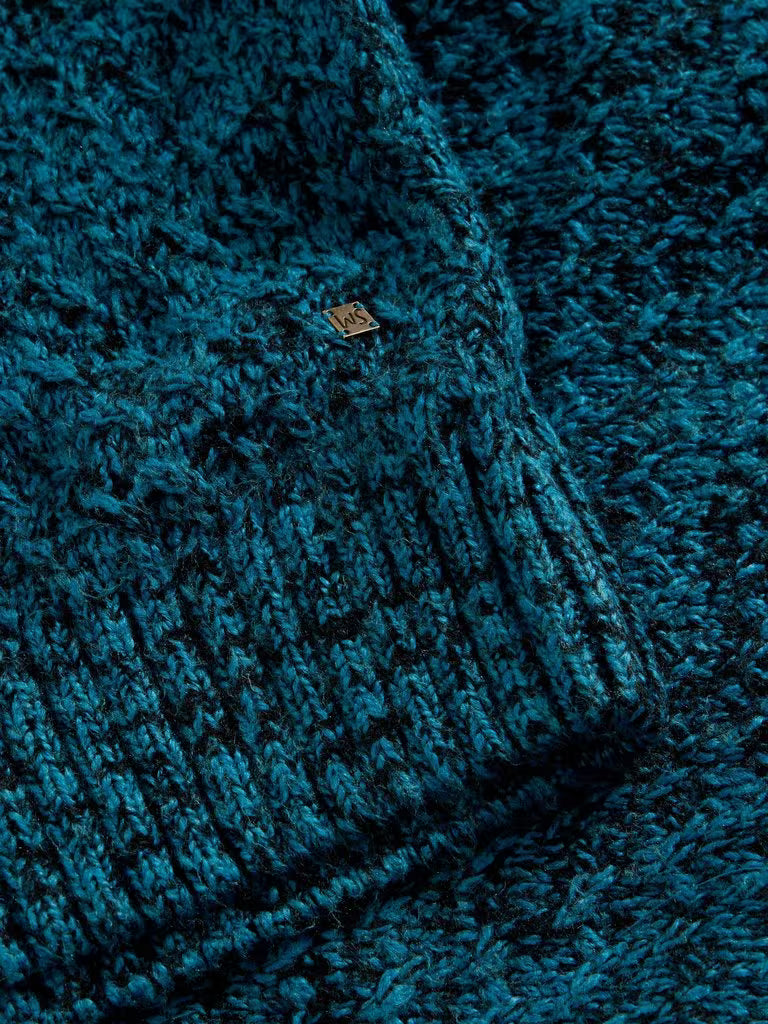 White Stuff Albany Twisted Crew Neck Blue
