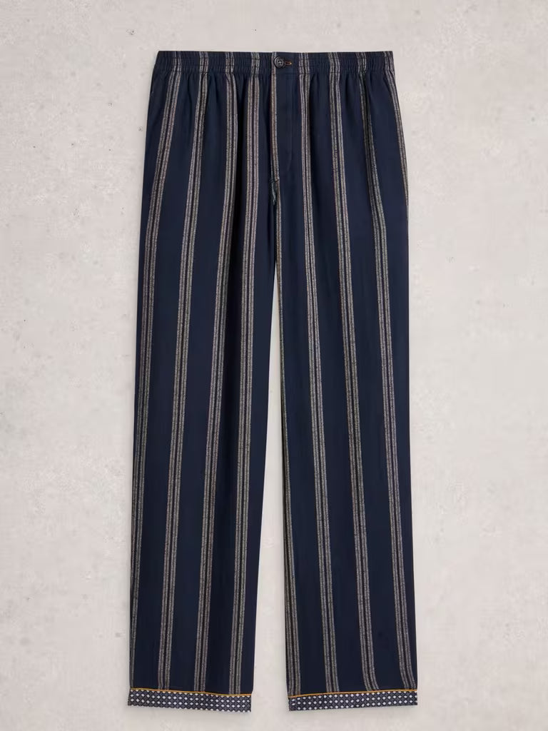 White Stuff Flannel Moorland PJ Trousers Navy