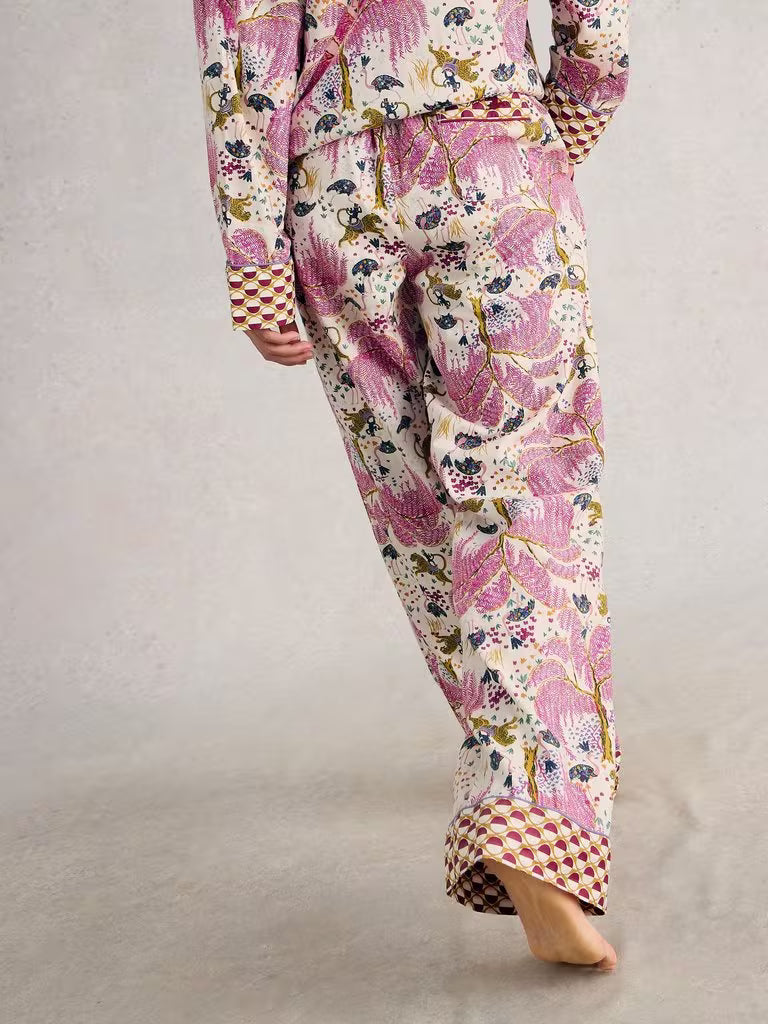 White Stuff Organic Nina PJ Bottom Natural