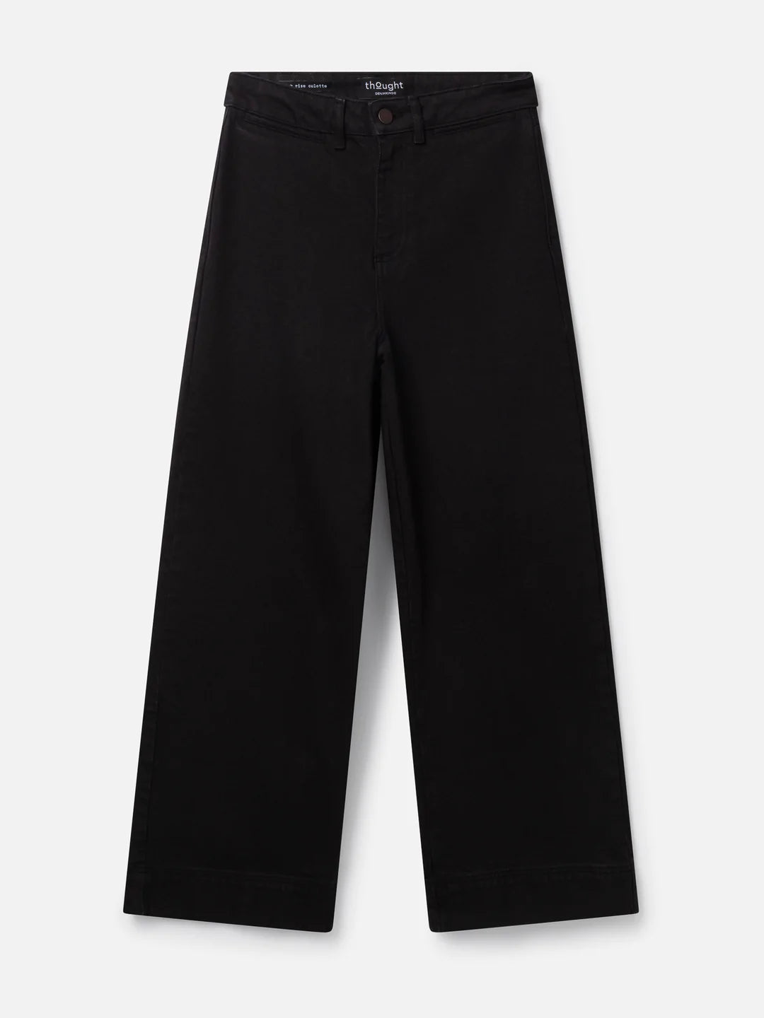 Thought Organic Cotton Culottes Black - Size: 18