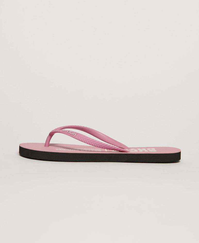 Superdry Vegan Flip Flops Roseate Pink