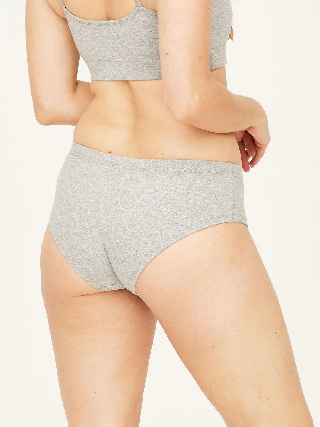 Thought GOTS Organic Cotton Jersey Bikini Brief Grey Marle