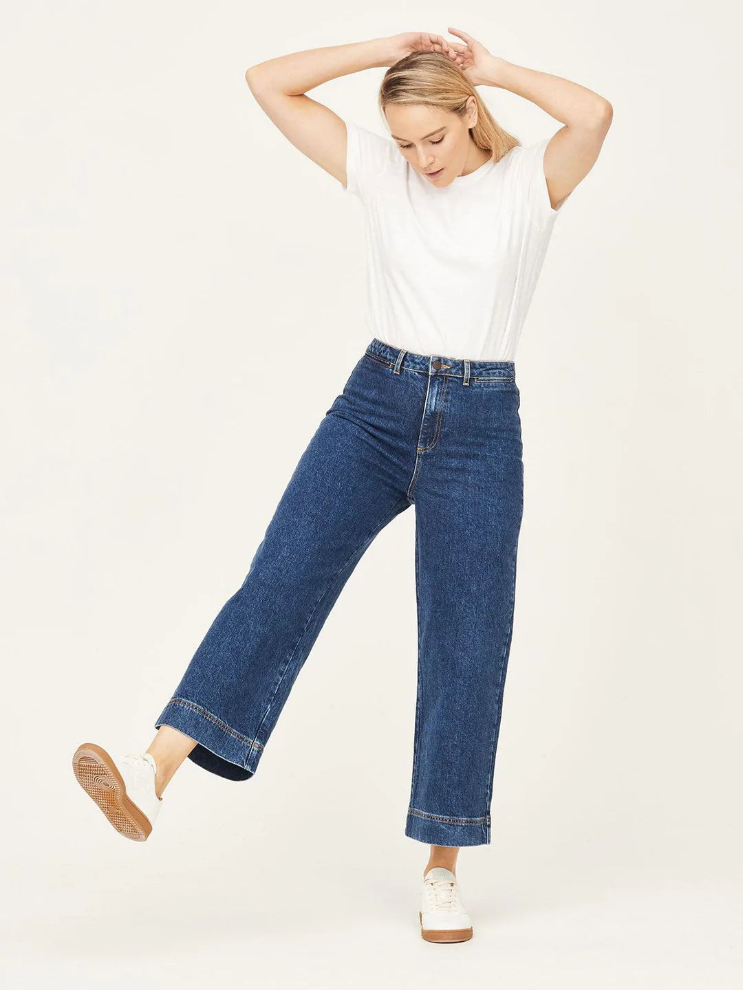 Levi's wide leg denim culottes best sale
