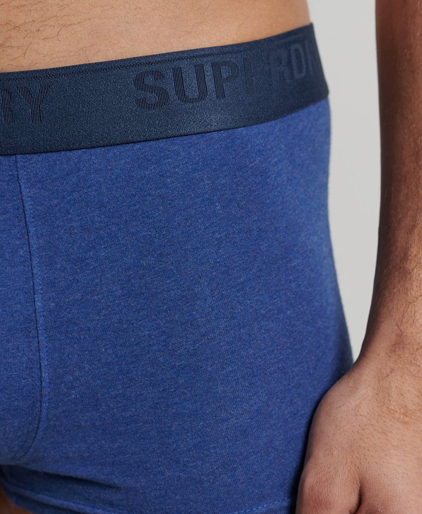 Superdry Classic Trunk Triple Pack Navy/Bright Blue/Mazarine