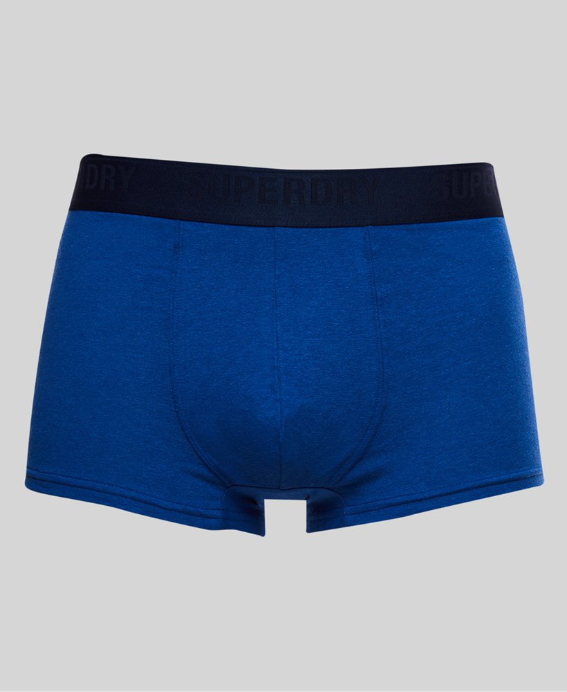 Superdry Classic Trunk Triple Pack Navy/Bright Blue/Mazarine