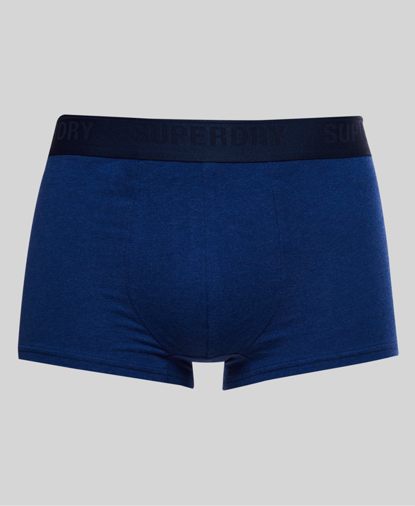 Superdry Classic Trunk Triple Pack Navy/Bright Blue/Mazarine