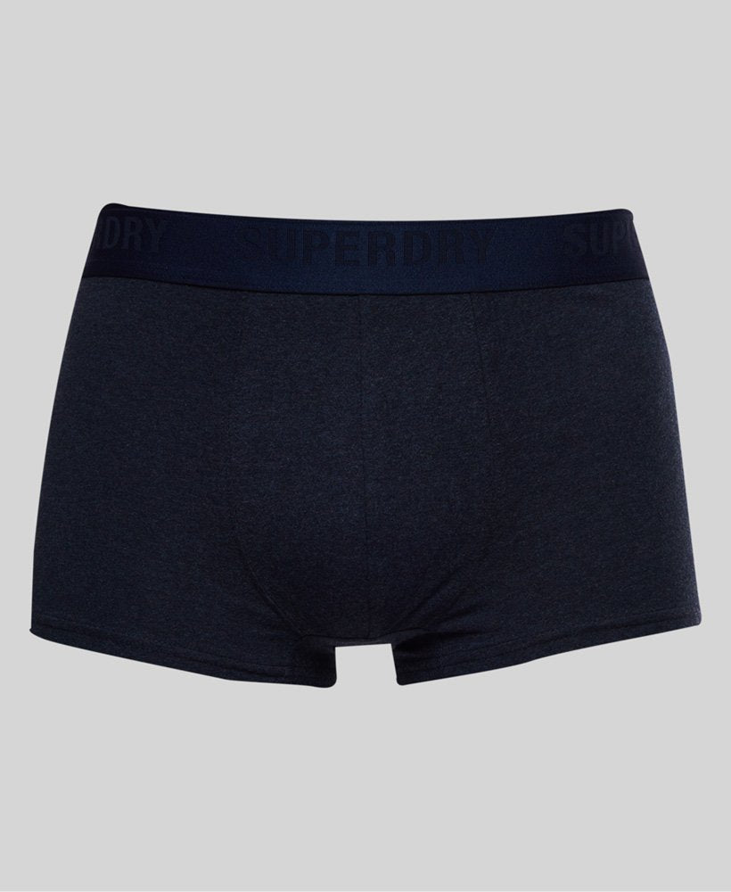 Superdry Classic Trunk Triple Pack Navy/Bright Blue/Mazarine