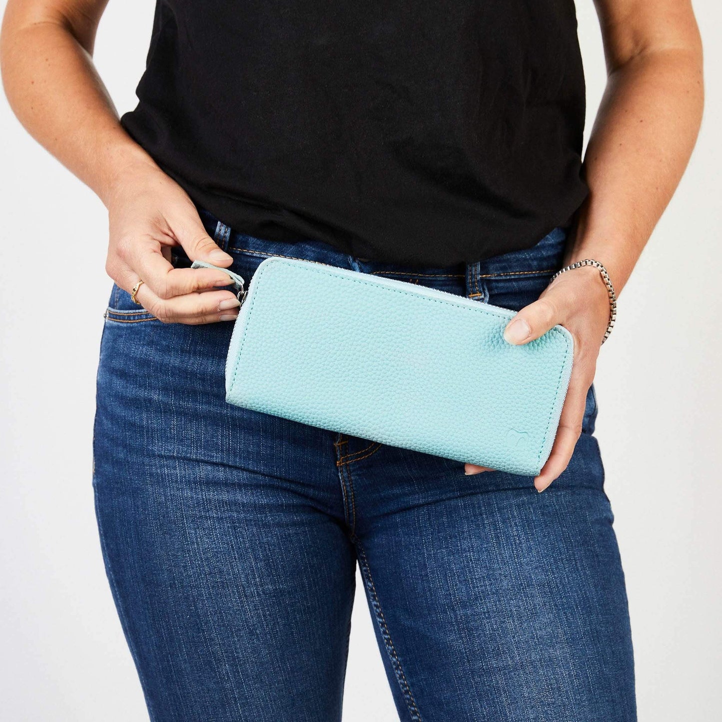 Goodeehoo Purse Pacific Large Duck Egg Blue