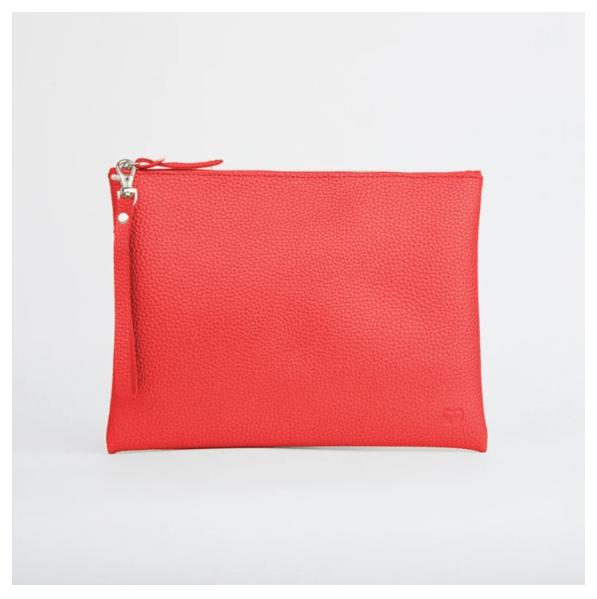 Goodeehoo Women's Peruvian Pouch with Handle Red