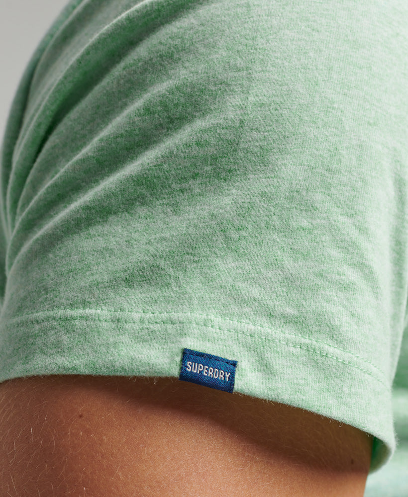 Superdry Organic Cotton Essential Logo T-Shirt Spearmint Marl - Size: XL