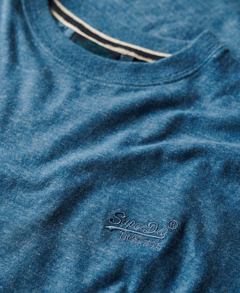 Superdry Organic Cotton Essential Logo T-Shirt Alaskan Blue Marl