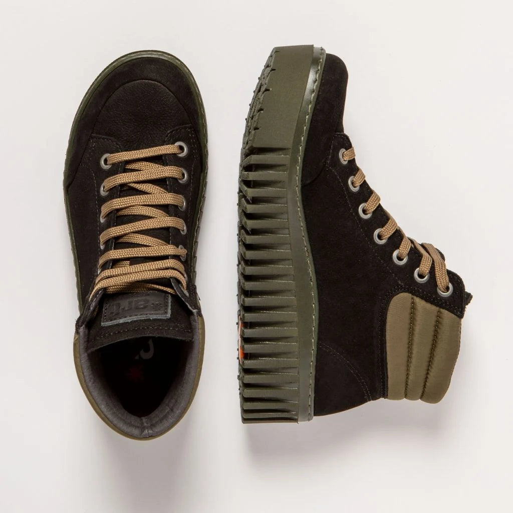 Art Company 1532 NoBuck Black-Khaki/Brighton