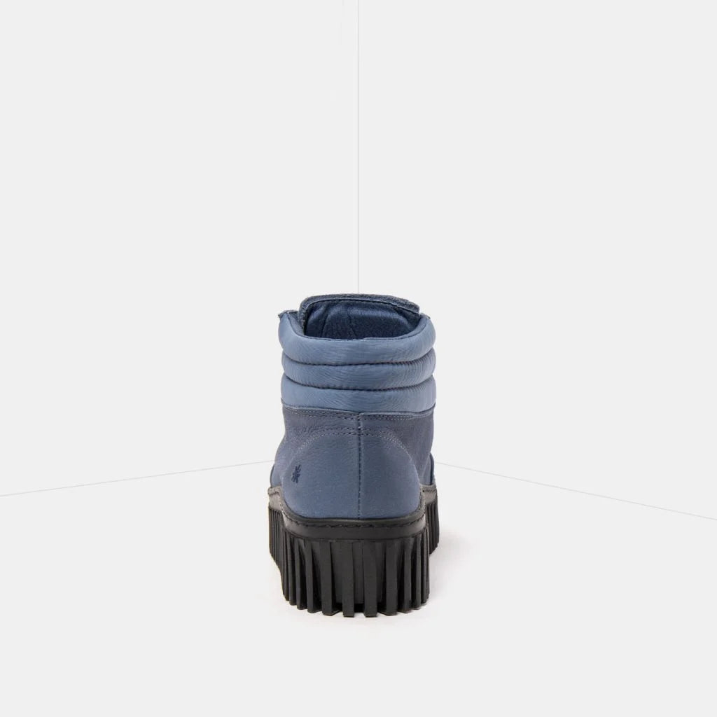 Art Company 1532 NoBuck Ocean/Brighton. Womens Art shoes with Shim: Comfort last and Closure: Laces that has Manufacturing: 360º stitching. Exterior material: Calf leather and Insoles: Removable microfiber, Outsole: Softlight. Type of heel: Plataform Colour: Burdeos Material: Textile/Leather