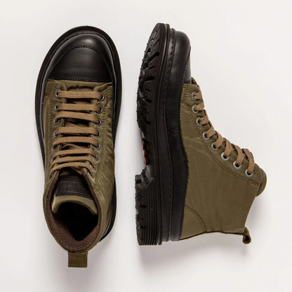 Art Company 1895 Nylon Forest-Black/Birmingham. Womens and Mens Art shoes with Shim: Standard last and Closure: Laces with Manufacturing: 360º stitching. Exterior material: Nylon and Insoles: Removable microfiber Colour: Forest-Black Material: Nylon / Insole: Removable Microfiber / Outsole: Softlight 