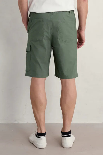 Seasalt Men's Tillerman Organic Cotton Cargo Shorts Dark Balsam