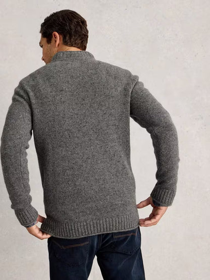 White Stuff Berkley Crew Neck Dark Grey