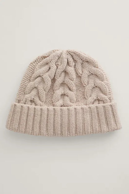 Seasalt Women's Dew Dusk Lambswool Blend Hat Birch