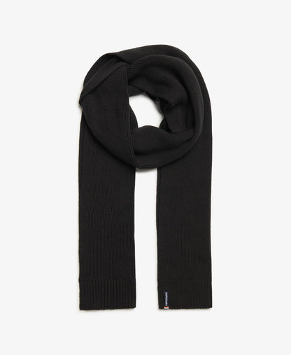 Superdry Essential Logo Knitted Scarf Black